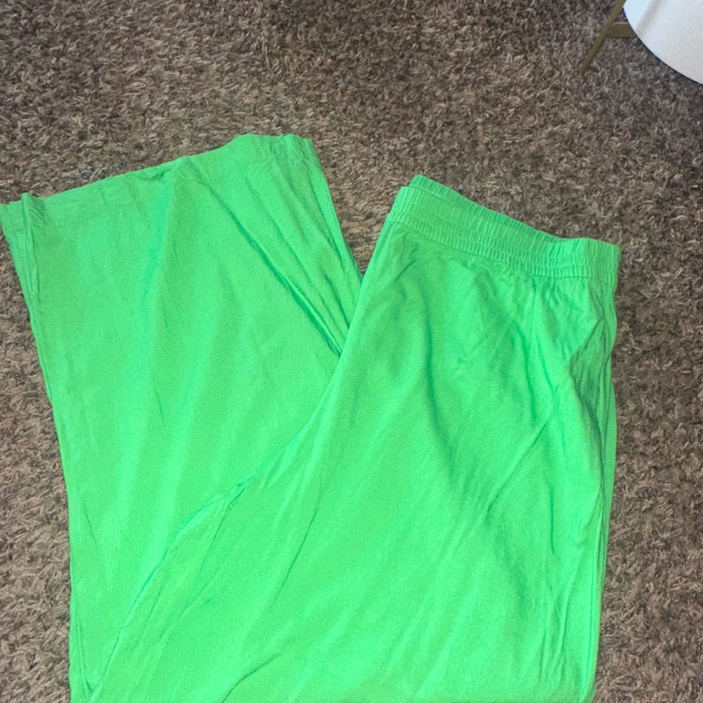 H&M Bright Green Casual Pants
